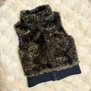 Girls Youth H&M Faux Fur Vest